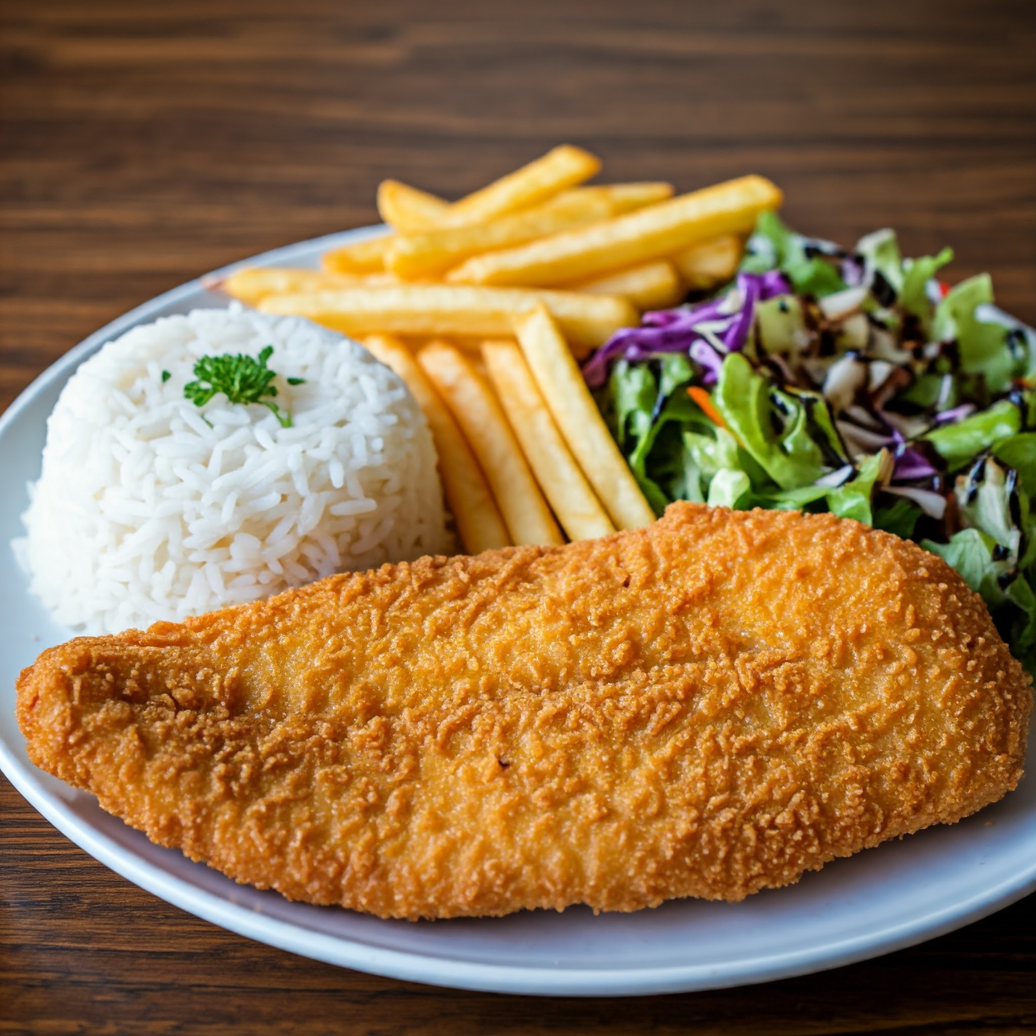 Filé de Peixe à Milanesa cozinha da chácara